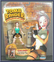 Lara Croft (Savage Bengal Tiger) from Tomb Raider - 6" Adventure Dioramas manufactured by Playmates [Front]