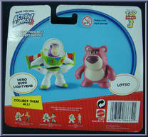 Hero Buzz Lightyear / Lotso from Toy Story 3 - Buddy Packs manufactured by Mattel [Back]