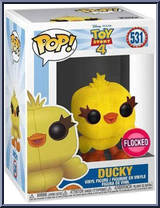 Ducky (Flocked) from Toy Story - Toy Story 4 Pop! manufactured by Funko [Front]