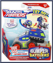 Optimus Prime (Nightwatch) from Transformers - Animated - Bumper Battlers manufactured by Hasbro [Front]
