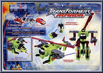 Powerlinx Cyclonus with Powerlinx Crumplezone from Transformers - Armada - Supercon Assortment manufactured by Hasbro [Back]