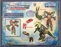 Predacon with Sideburn and Skidz from Transformers - Armada - Maxcon Assortment manufactured by Hasbro [Back]