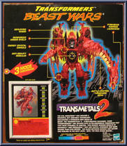 Megatron from Transformers - Beast Wars - Transmetals 2 - Ultra manufactured by Hasbro [Back]