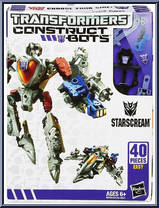 Starscream from Transformers - Construct-Bots - Scout manufactured by Hasbro [Front]