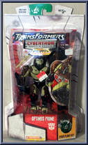 Optimus Prime (Jungle Planet) from Transformers - Cybertron - Deluxe Class manufactured by Hasbro [Front]