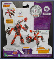 Scrapmetal (Red) from Transformers - Cybertron - Scout Class manufactured by Hasbro [Back]