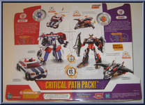 Sideways vs. Red Alert from Transformers - Cybertron - Deluxe Class manufactured by Hasbro [Back]