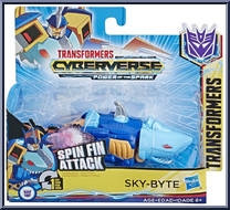 Sky-Byte from Transformers - Cyberverse - Power of the Spark - 1-Step Changers manufactured by Hasbro [Front]