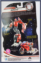 Arcee from Transformers - Dark of the Moon - Mechtech Deluxe manufactured by Hasbro [Back]