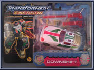 Downshift from Transformers - Energon - Deluxe Class manufactured by Hasbro [Front]