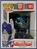 Optimus Prime (Metallic) from Transformers - Pop! Vinyl Figures manufactured by Funko [Front]