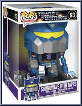 Soundwave with Tapes (Jumbo) from Transformers - Pop! Vinyl Figures manufactured by Funko [Front]