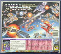 Astrotrain from Transformers - Generation 1 - Series 2 manufactured by Hasbro [Back]
