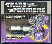 Astrotrain from Transformers - Generation 1 - Series 2 manufactured by Hasbro [Front]