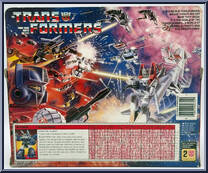 Bluestreak from Transformers - Generation 1 - Series 1 manufactured by Hasbro [Back]