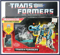 Brainstorm (Headmaster) from Transformers - Generation 1 - Series 4 manufactured by Hasbro [Front]