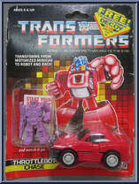 Chase (Throttlebot) from Transformers - Generation 1 - Series 4 manufactured by Hasbro [Front]