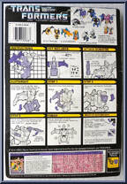 Cutthroat from Transformers - Generation 1 - Series 4 manufactured by Hasbro [Back]