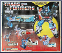 Defensor from Transformers - Generation 1 - Series 3 manufactured by Hasbro [Front]