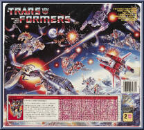 Grimlock from Transformers - Generation 1 - Series 2 manufactured by Hasbro [Back]