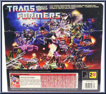 Grotusque from Transformers - Generation 1 - Series 4 manufactured by Hasbro [Back]