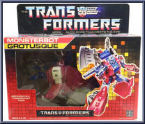 Grotusque from Transformers - Generation 1 - Series 4 manufactured by Hasbro [Front]
