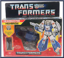 Highbrow (Headmaster) from Transformers - Generation 1 - Series 4 manufactured by Hasbro [Front]