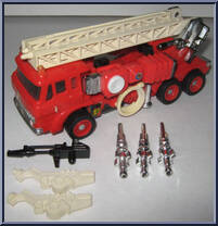 Inferno from Transformers - Generation 1 - Series 2 manufactured by Hasbro [Loose]
