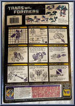 Nautilator from Transformers - Generation 1 - Series 5 manufactured by Hasbro [Back]
