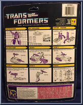 Quake (Targetmaster) from Transformers - Generation 1 - Series 5 manufactured by Hasbro [Back]