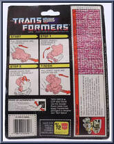 Rollbar from Transformers - Generation 1 - Series 4 manufactured by Hasbro [Back]