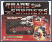 Sideswipe from Transformers - Generation 1 - Series 1 manufactured by Hasbro [Front]