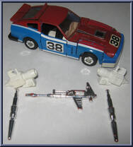 Smokescreen from Transformers - Generation 1 - Series 2 manufactured by Hasbro [Loose]