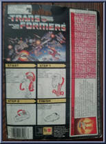 Wheelie from Transformers - Generation 1 - Series 3 manufactured by Hasbro [Back]