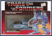 Whirl from Transformers - Generation 1 - Series 2 - Deluxe manufactured by Hasbro [Front]