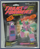 Jolt from Transformers - Generation 2 - Series 2 manufactured by Hasbro [Front]