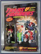 Sideswipe from Transformers - Generation 2 - Series 1 manufactured by Hasbro [Front]