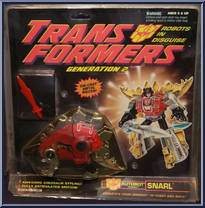 Snarl from Transformers - Generation 2 - Series 1 manufactured by Hasbro [Front]