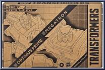 Optimus Prime / Megatron from Transformers - Generations - Heroes and Villains manufactured by Hasbro [Front]
