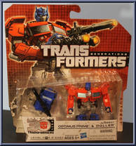 Optimus Prime & Autobot Roller from Transformers - Generations - Thrilling 30 - Legends Class manufactured by Hasbro [Front]