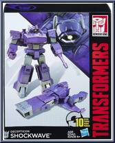 Shockwave from Transformers - Generations - Cyber Battalion manufactured by Hasbro [Front]
