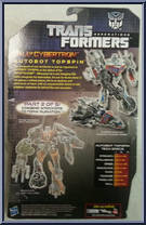 Topspin (Autobot) (Wrecker) from Transformers - Generations - Fall of Cybertron - Deluxe Class manufactured by Hasbro [Back]