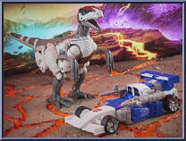 Battle Across Time Collection (Maximal Grimlock / Mirage) from Transformers - Kingdom War for Cybertron - Deluxe Class manufactured by Hasbro [Loose]