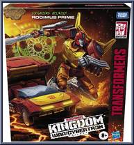 Rodimus Prime from Transformers - Kingdom War for Cybertron - Commander Class manufactured by Hasbro [Front]