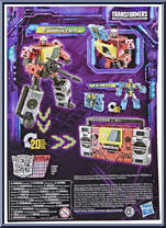 Blaster & Eject from Transformers - Legacy - Voyager Class manufactured by Hasbro [Back]