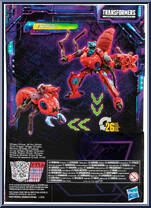 Inferno (Predacon) from Transformers - Legacy - Voyager Class manufactured by Hasbro [Back]
