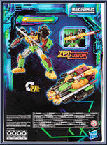 Bludgeon (Comic Universe) from Transformers - Legacy - Evolution - Voyager Class manufactured by Hasbro [Back]