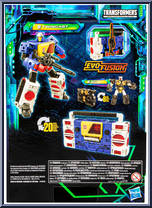 Twincast & Rewind from Transformers - Legacy - Evolution - Voyager Class manufactured by Hasbro [Back]
