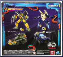Bludgeon / Rukus from Transformers - Legacy - United - Doom ‘n Destruction Collection manufactured by Hasbro [Back]