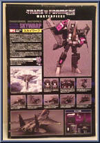 Skywarp from Transformers - Masterpiece - Basic Series manufactured by Takara [Back]